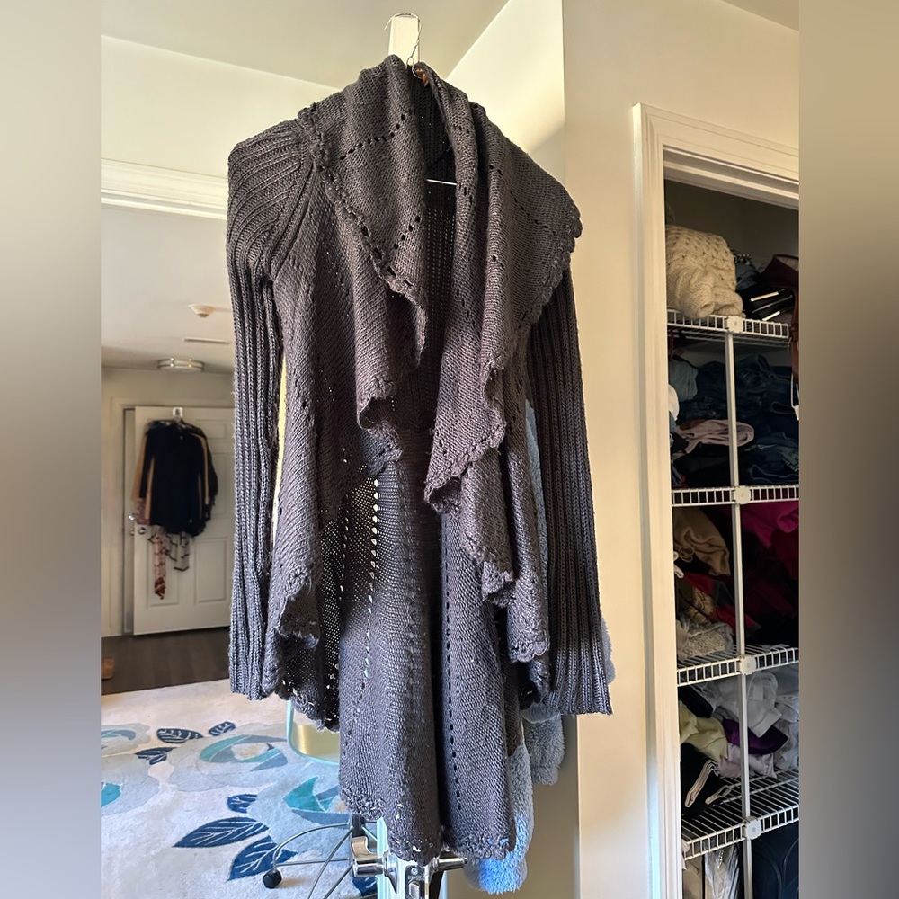 Vintage Ruffled Cardigan